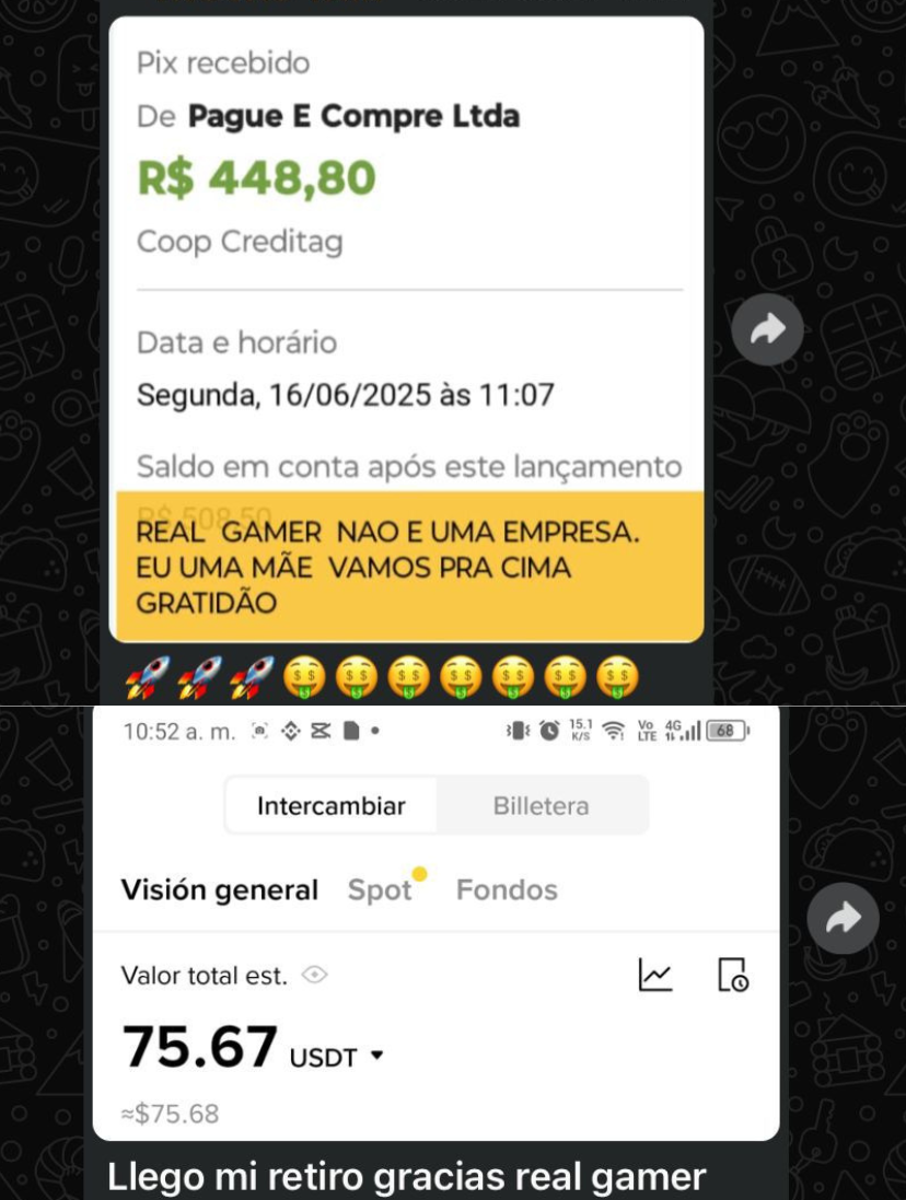 Comprovante de Saque 4