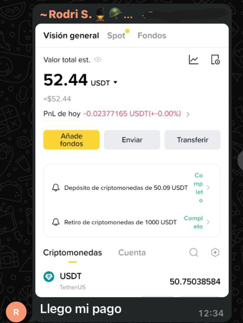 Comprovante de Saque 5